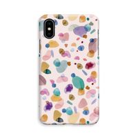 Terrazzo Memphis Pink: iPhone Xs Volledig Geprint Hoesje - thumbnail