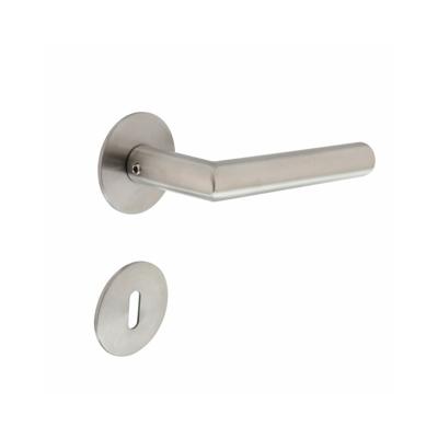 Intersteel Deurkruk Hoek 90° op magneetrozet met sleutelrozetten - RVS Intersteel Deurkruk Hoek 90° op magneetrozet met sleutelrozetten - RVS