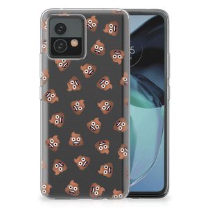 TPU bumper voor Motorola Moto G72 Poep Emojis