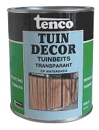 tenco tuindecor transparant natuurbruin 1 ltr