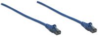 Intellinet 343770 RJ45 Netwerkkabel, patchkabel CAT 6 U/UTP 10.00 m Blauw 1 stuk(s)