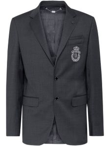 Billionaire blazer à logo poitrine - Gris