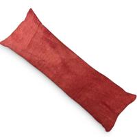 PandaHug Velvet Body Pillow Kussensloop Bordeaux (45x145 cm)