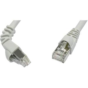 Telegärtner L00000A0192 RJ45 Netwerkkabel, patchkabel CAT 6A S/FTP 1.00 m Grijs Vlambestendig, Snagless 1 stuk(s)