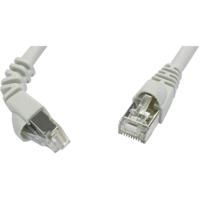 Telegärtner L00000A0192 RJ45 Netwerkkabel, patchkabel CAT 6A S/FTP 1.00 m Grijs Vlambestendig, Snagless 1 stuk(s) - thumbnail