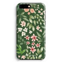 Botanical green sweet flower heaven: Volledig Geprint iPhone 7 Plus Hoesje - thumbnail