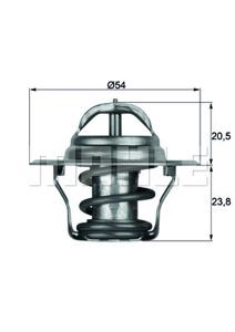 Thermostaat, koelvloeistof MAHLE, u.a. für VW, Audi, Nissan, Skoda, Seat, Mitsubishi