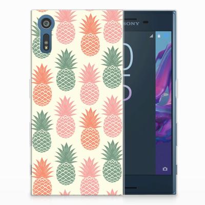 Sony Xperia XZs | XZ Siliconen Case Ananas