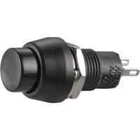 TRU COMPONENTS 1587723 TC-R13-84A-05BK Druktoets 250 V/AC 1 A 1x uit/(aan) Moment 1 stuk(s)