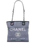 CHANEL Pre-Owned petit sac cabas Deauville (2012) - Bleu - thumbnail