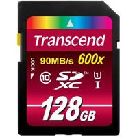 Transcend TS128GSDXC10U1 flashgeheugen 128 GB SDXC MLC Klasse 10 - thumbnail