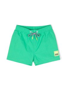 Molo short de bain à patch logo Niko Solid - Vert