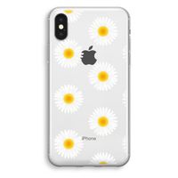 Margrietjes: iPhone X Transparant Hoesje - thumbnail