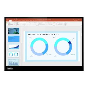 Lenovo ThinkVision M14d LED-monitor Energielabel C (A - G) 35.6 cm (14 inch) 2240 x 1400 Pixel 16:10 8 ms USB-C IPS LED