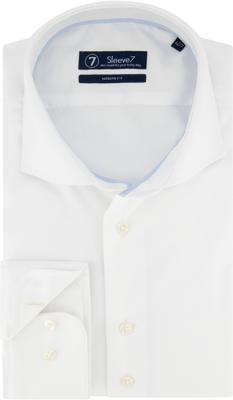 Sleeve7 Overhemd Wit Poplin Modern Fit Sleeve7 Overhemd Wit Poplin Modern Fit
