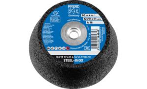 PFERD 63418402 Schuurpan 50 ETT 125-25 A 16 SG STEELOX/M14 Diameter: 125 mm 2 stuk(s)