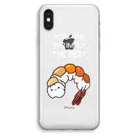 You're Shrimply The Best: iPhone XS Max Transparant Hoesje - thumbnail