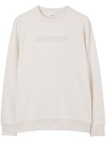 Burberry sweat à logo imprimé - Blanc