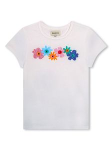 SONIA RYKIEL ENFANT t-shirt en coton biologique à fleurs - Blanc