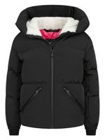 Moncler Enfant veste matelassée à logo appliqué - Noir - thumbnail