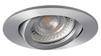 Kanlux Evit Ct-Dto50-Al - inbouwlamp draaibaar - geborsteld aluminium