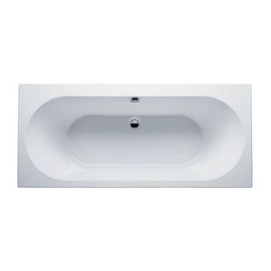 Ligbad Duo Wodan Inbouw 180X80X50 cm Wit Aqua Splash