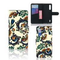 Wallet Case Xiaomi Mi 9 Lite Barok Flower - thumbnail