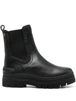 Tommy Hilfiger boots chelsea en daim - Noir