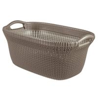 Curver Knit Wasmand - 40L - Harvest Brown