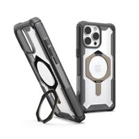 URBAN ARMOR GEAR Plasma XTE Case voor Apple iPhone 16 Pro Max Kickstand Case (Draadloos/Magnetisch opladen compatibel, Case kan worden geopend, 6 meter bescherming) essen/titanium