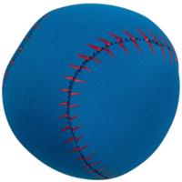 Happy people Splashbal baseball 13 cm foam blauw