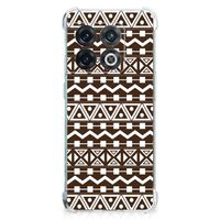 OnePlus 10 Pro Doorzichtige Silicone Hoesje Aztec Brown