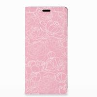 Samsung Galaxy Note 9 Smart Cover White Flowers