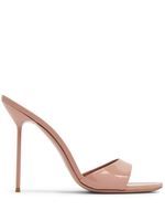 Paris Texas mules Lidia 105 mm en cuir verni - Rose