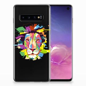 Samsung Galaxy S10 Telefoonhoesje met Naam Lion Color