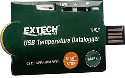 Extech Instrumenten THD5 USB Temperatuur Datalogger (Pack van 10)