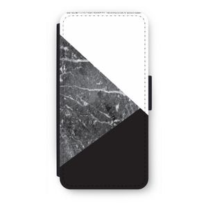 Combinatie marmer: iPhone 7 Flip Hoesje