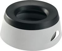 HUNTER Road Refresher 1,4 l, praktische reisbak voor honden, met anti-zwaapfunctie, grijs/zwart