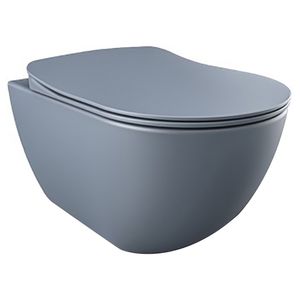 Creavit Design Ophang Wc Met Rvs Sproeier (Bidet), Mat Basalt