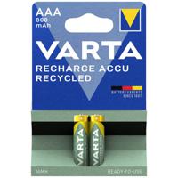 Varta RECH.AC.RECYC.AAA800mAh BLI2 Oplaadbare AAA batterij (potlood) NiMH 800 mAh 1.2 V 2 stuk(s) - thumbnail