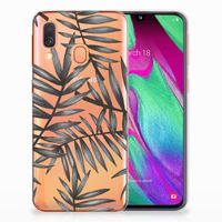 Samsung Galaxy A40 TPU Case Leaves Grey