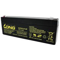 Long WP2.2-12 Loodaccu 12 V 2.2 Ah Loodvlies (AGM) (b x h x d) 178 x 66 x 34 mm Kabelschoen 4.8 mm VDS-certificering, Geringe zelfontlading, Onderhoudsvrij