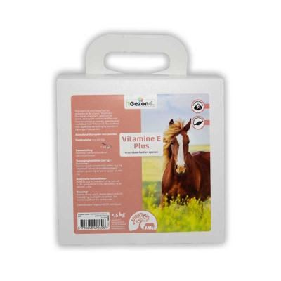 Vitamine E plus voor paarden 2,5 kg Vitamine E plus voor paarden 2,5 kg