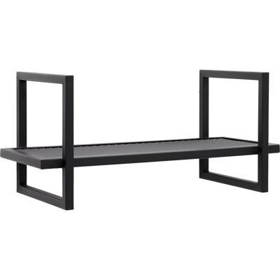 Wandrek Baja 65cm Zwart Metaal Wandrek Baja 65cm Zwart Metaal