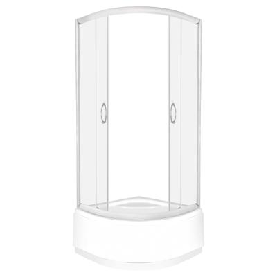 Kerra Lava douchecabine kwartrond 80x80cm incl. douchebak Kerra Lava douchecabine kwartrond 80x80cm incl. douchebak