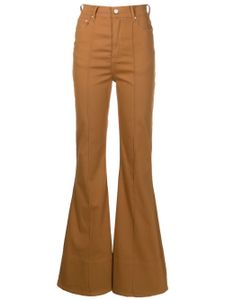 Amapô pantalon à coupe évasée - Marron