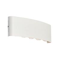 QAZQA - Modern Buiten wandlamp wit incl. LED 10-lichts IP54 - Silly | Buitenverlichting - Aluminium Langwerpig - (niet vervangbare) led LED inbegrepen - Max. 10 x 11 Watt