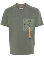 Parajumpers t-shirt en coton à patch logo - Vert - thumbnail