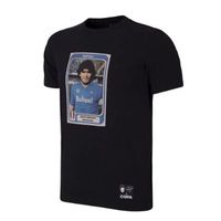 COPA Football - Maradona Napoli Sticker T-Shirt - Zwart