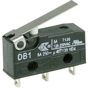 ZF DB1C-A1LB Microschakelaar DB1C-A1LB 250 V/AC 6 A 1x aan/(aan) Moment 1 stuk(s)